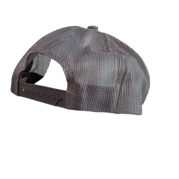 Bass pro shops fishing cap gray snap back mesh One size - Picture 2 of 7